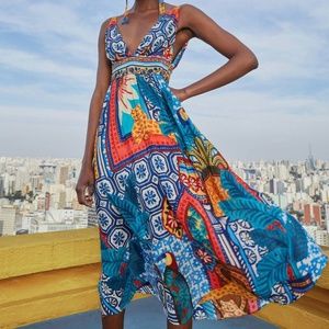 🌸🌈 FARM RIO Midi Dress ✨NWT✨